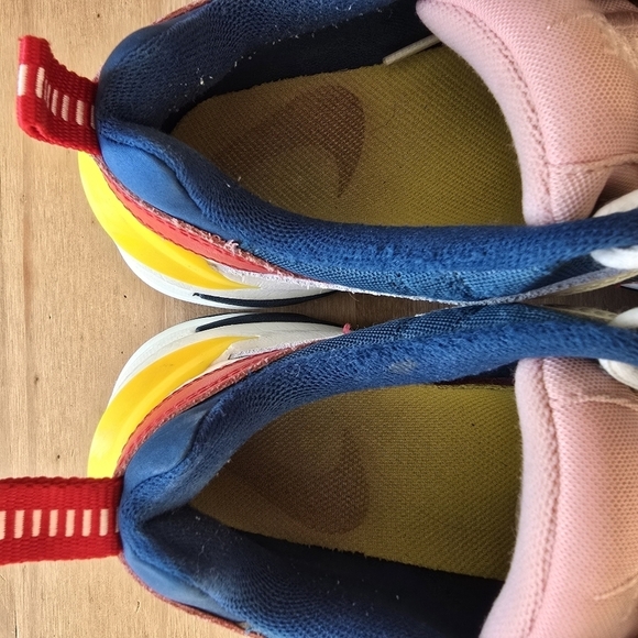 Nike M2K Tekno Yellow White Womens Blue Force Multicolor Sneakers AO3108-402 - Picture 7 of 8